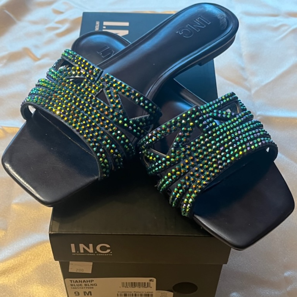 INC Flat Fancy Sandals - Size 9 EUC